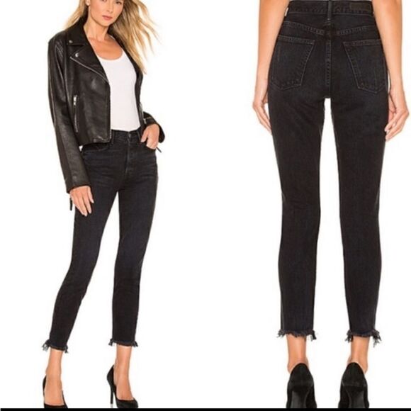 GRLFRND Women's Black Karolina High Rise Skinny Fit Jeans Size 28 - Picture 1 of 16